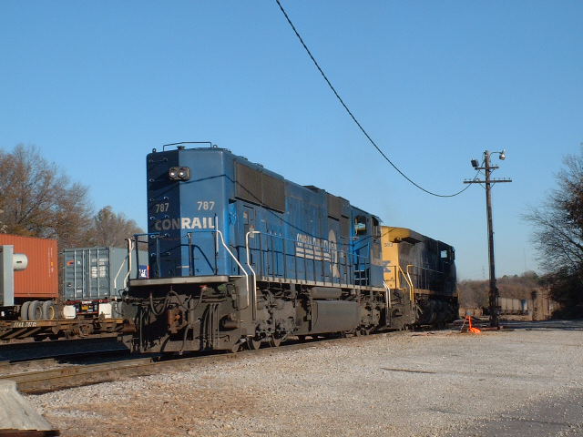 Engines in Spartanburg (Clinchfield) Yard